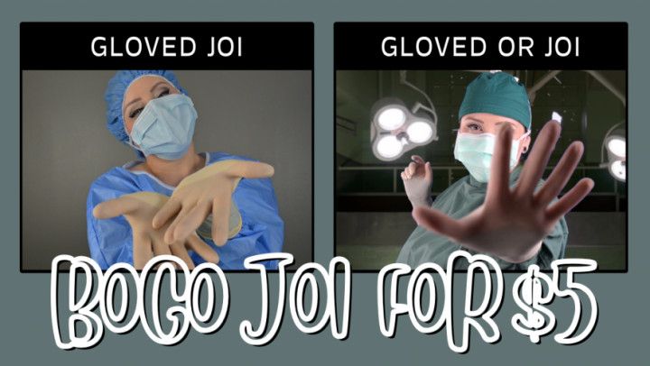 BOGO - Leela Lapin is a Sensual Surgeon in TWO JOI Clips