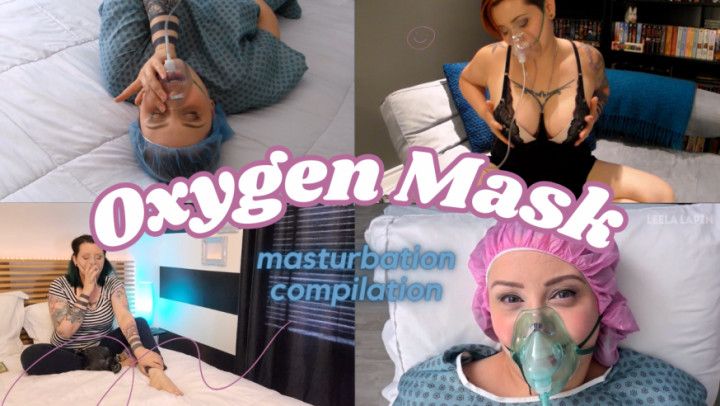 Leela Lapin's Oxygen Mask Masturbation Compilation