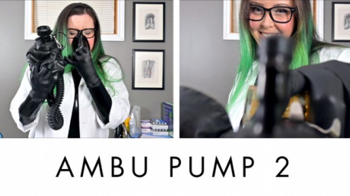 Leela Lapin Uses a Mask, Ambu Bag and Hitachi in Ambu Pump 2