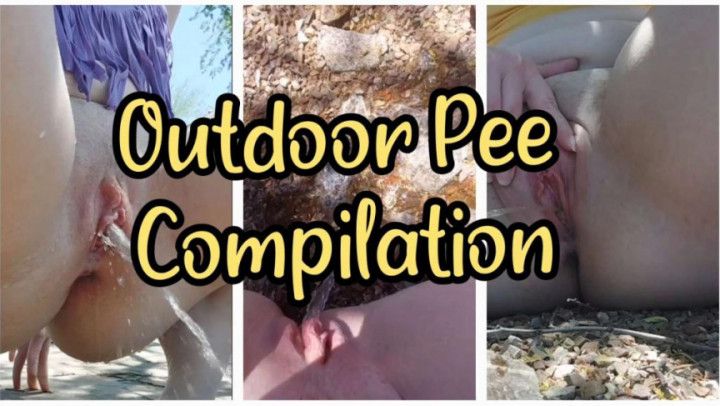 Outdoor Pee Compilation