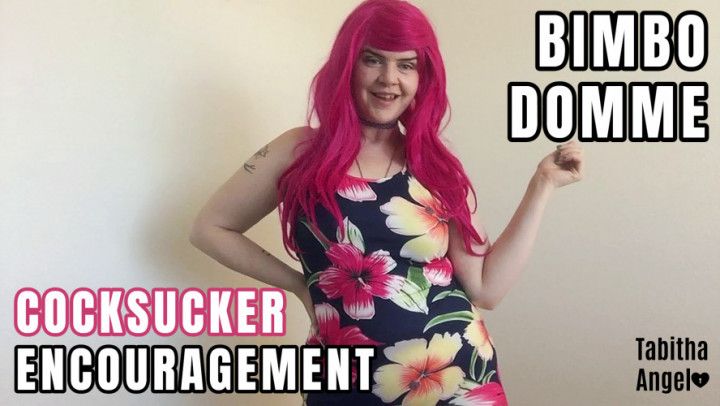 Bimbo Domme Cocksucker Encouragement