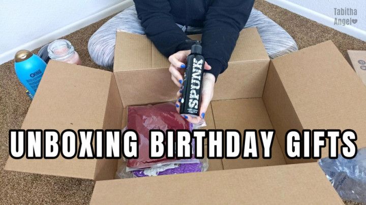 Unboxing Birthday Gifts