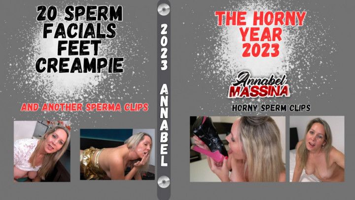 WOW 20x sperm in the fuck face, feet and creampie, annual re