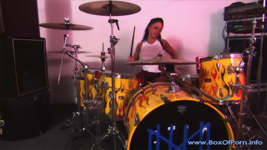 Drummer Slut Fucks Her Groupie