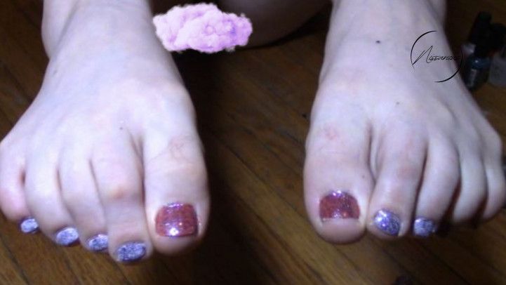 DIY Birthday Toes