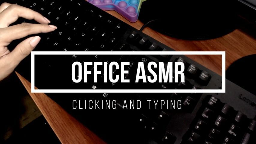 office asmr series: data entry SFW