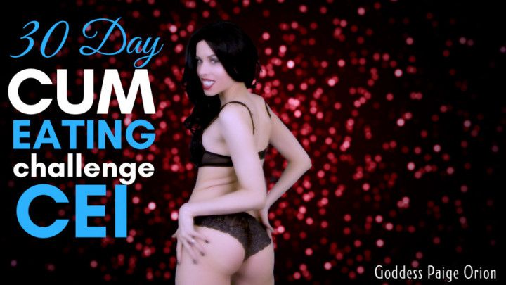 30 Day Cum Eating Challenge CEI