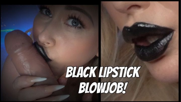 Black Lipstick Blowjob