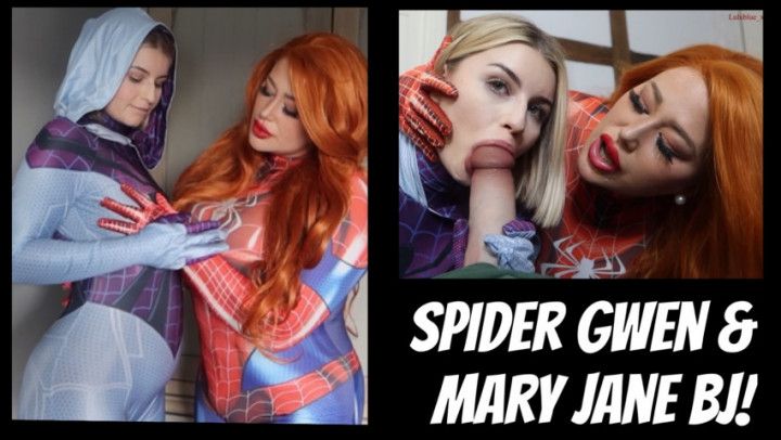 SPIDERSLUTS DOUBLE GIRL BLOWJOB