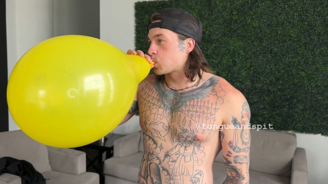 Alex Blowing Balloons Part7 Video1