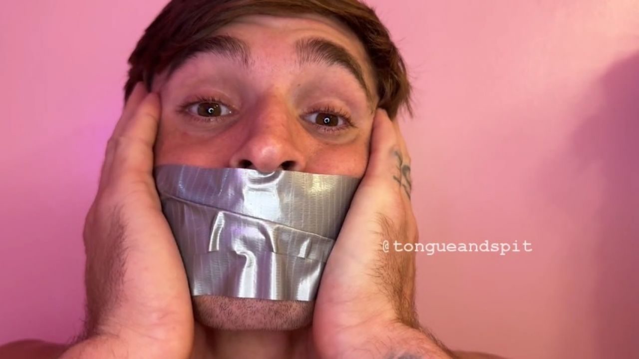 Logan Bondage Duct Taped Mouth Part15 Video1