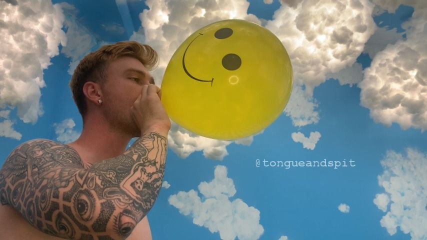 Andy Blowing Balloons Part6 Video1