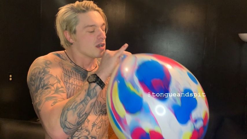 Alex Popping Balloons Video 1