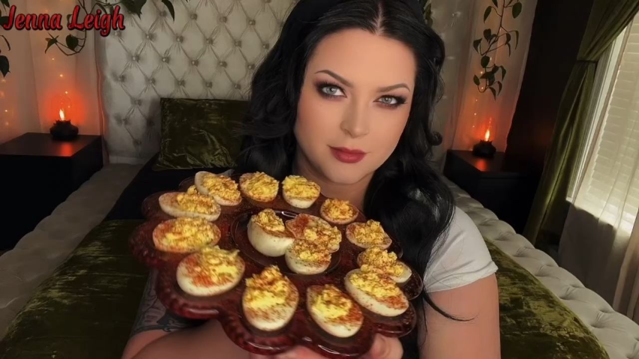 Deviled Egg Mukbang with Belly Bloat, Burps and Farts