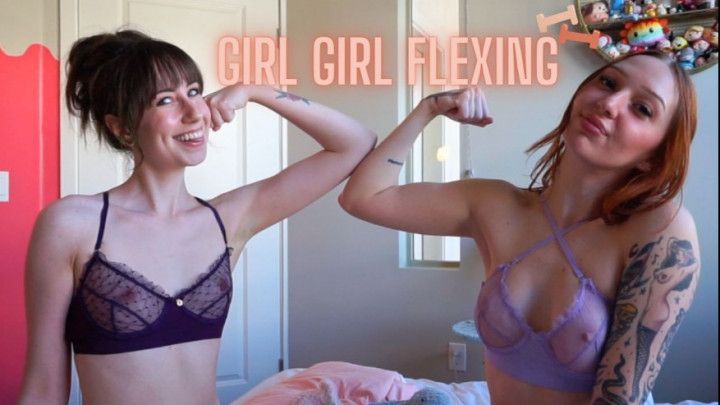 823. Girl Girl Flexing