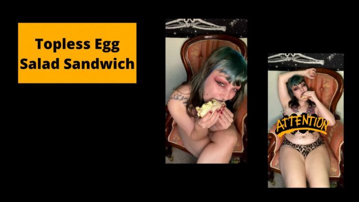 Topless Egg Salad Sandwich