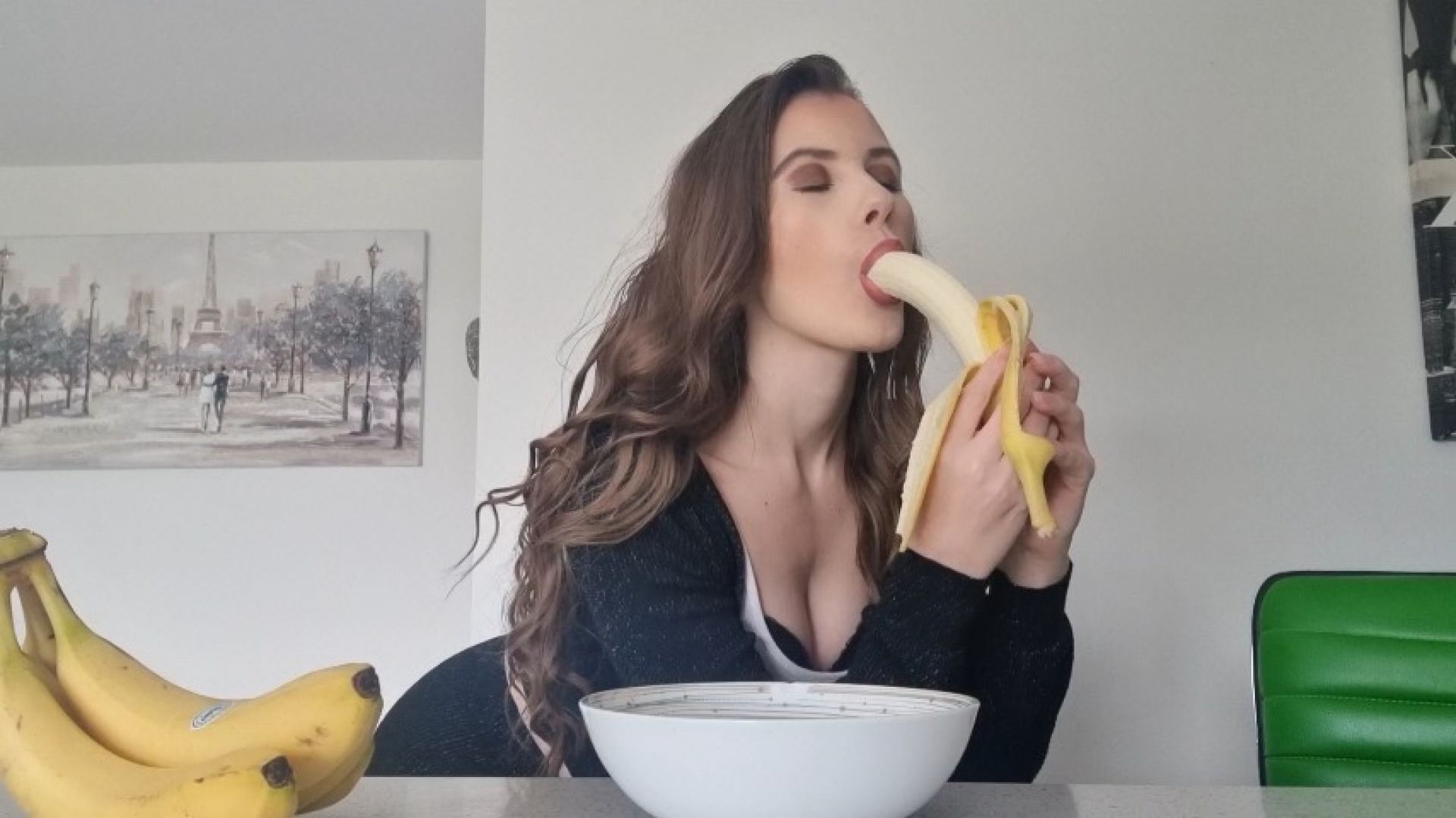 Eat Mistress Spitty Banana