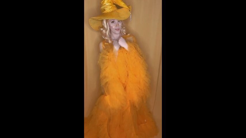 Yellow Witch Striptease