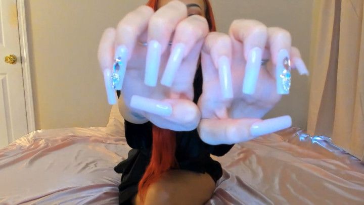 My Long Nails Deserve Only BIG Cocks