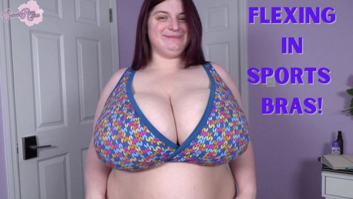 Flexing In Sports Bras HD