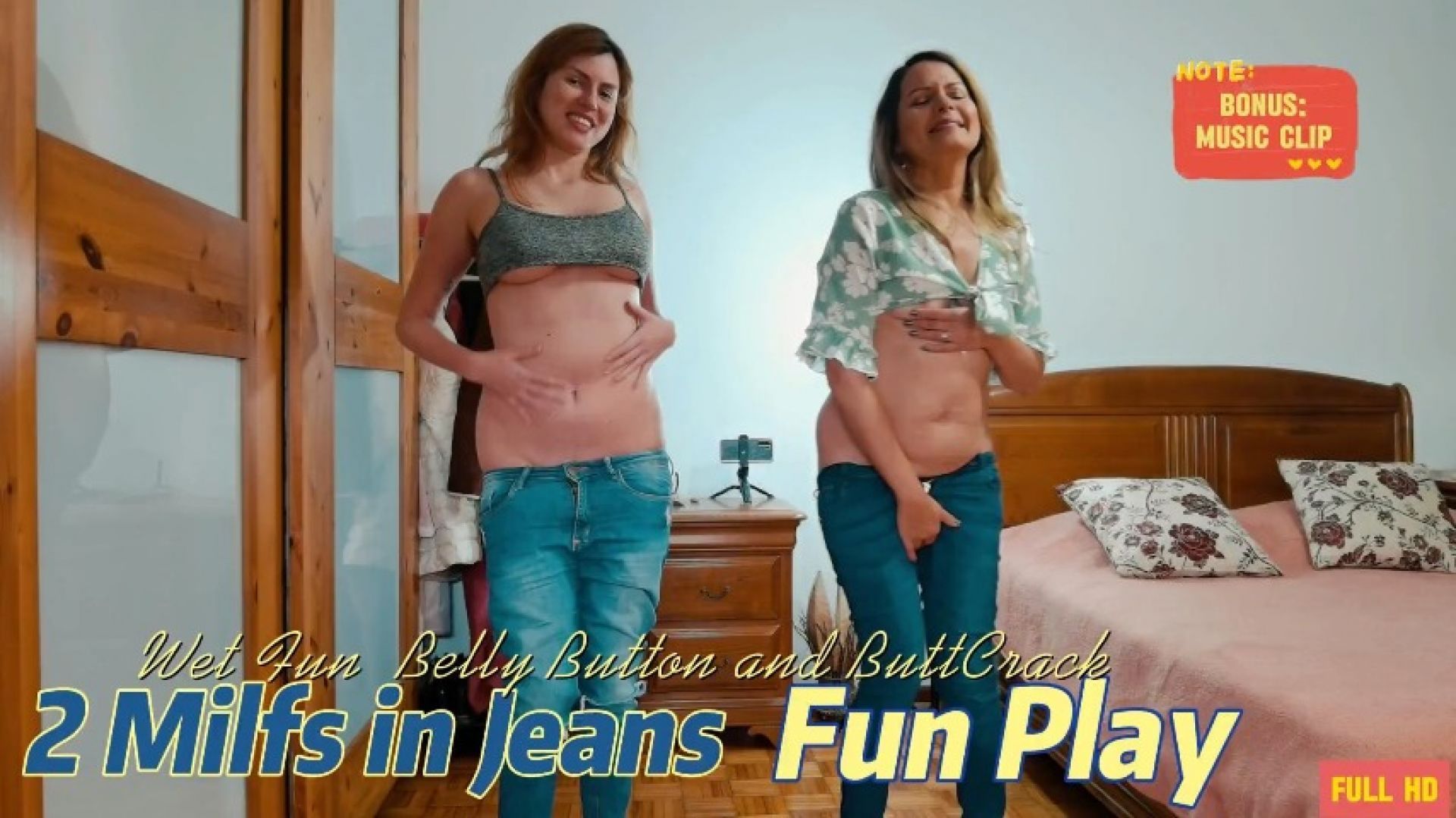 The two Jeans Milfs WetFun