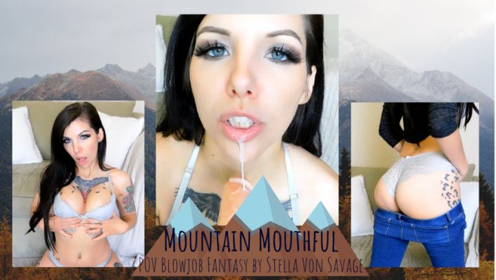 Mountain Mouthful - POV Blowjob in Cabin