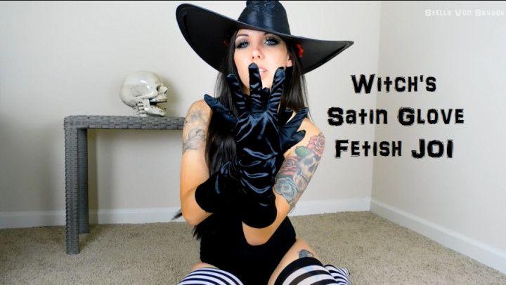 Witch's Satin Gloves JOI