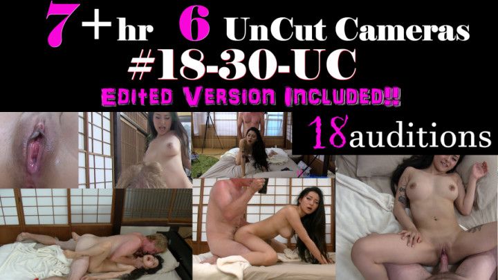 7+hr  6-UnCut Camera Asian Creampie Amateur #18-30-UC