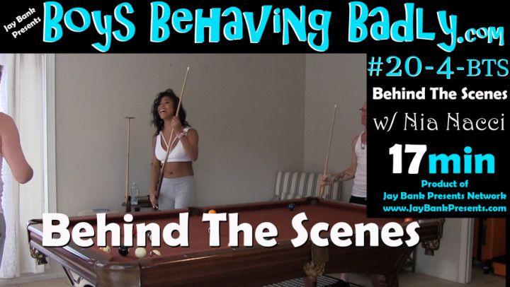 BEHIND THE SCENES  Scene #20-4  Jay Bank Presents