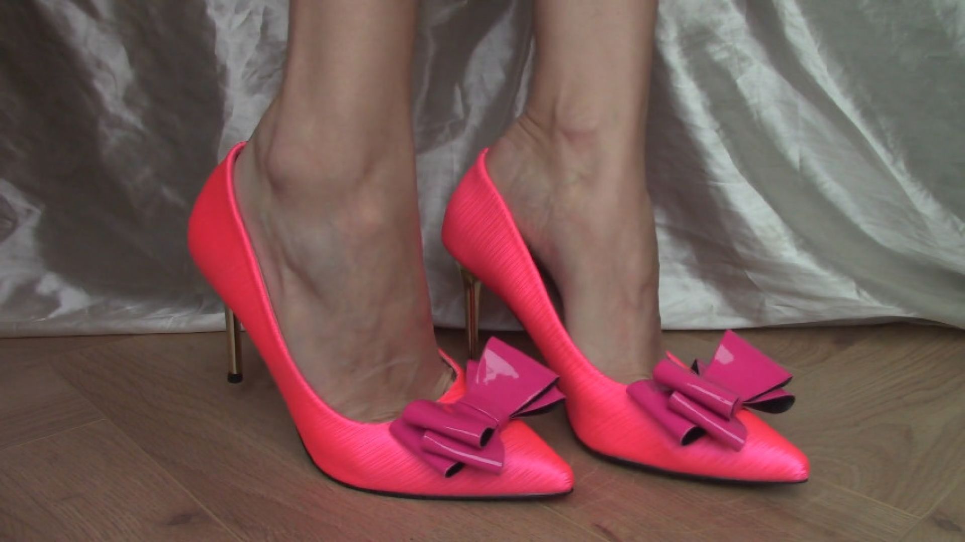 Barbie Pink Bow High Heels