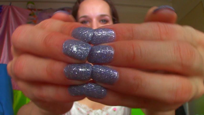 Silver Glitter Mesmer NAILS