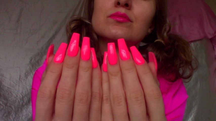 Worship Long Pink Nails JOI