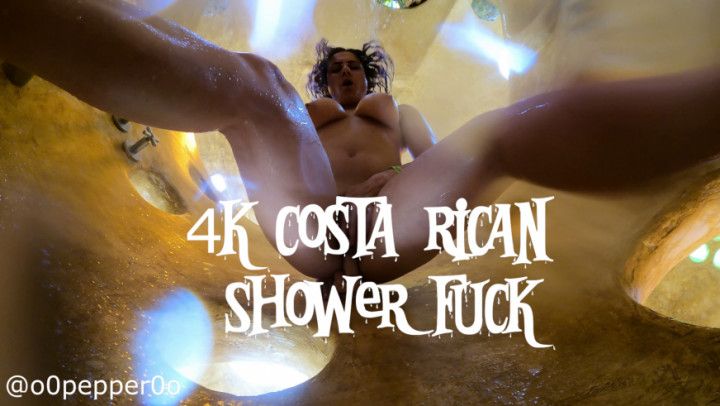 4K COSTA RICAN SHOWER FUCK