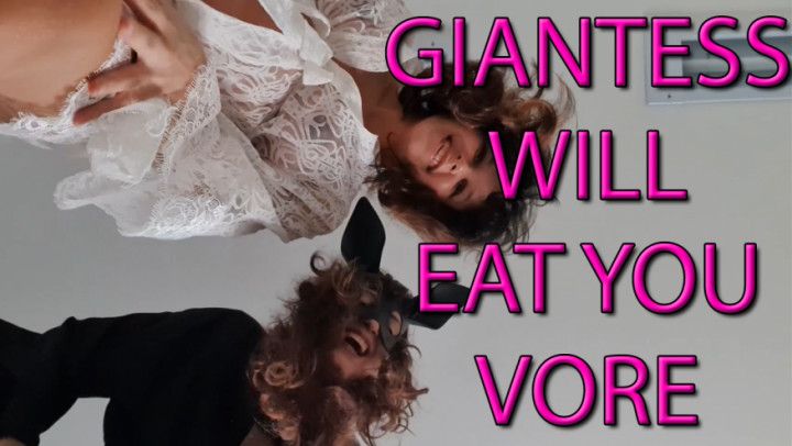 Two Giantess Goddess Found You and Will Eat You