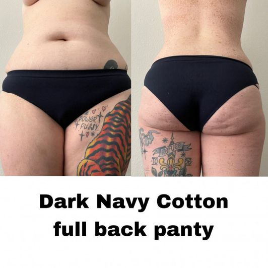 Dark navy Cotton Panty