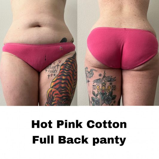 Hot Pink Cotton Panty