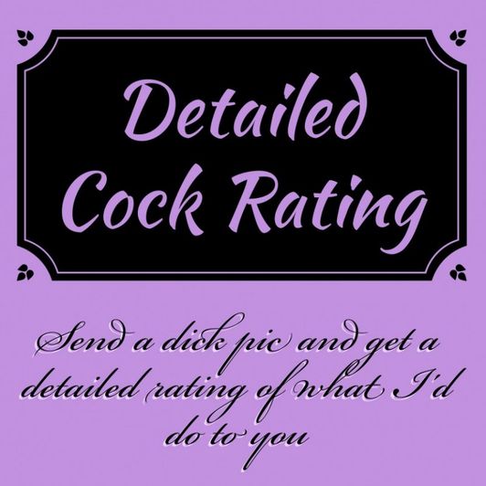 Detailed Cock Rating