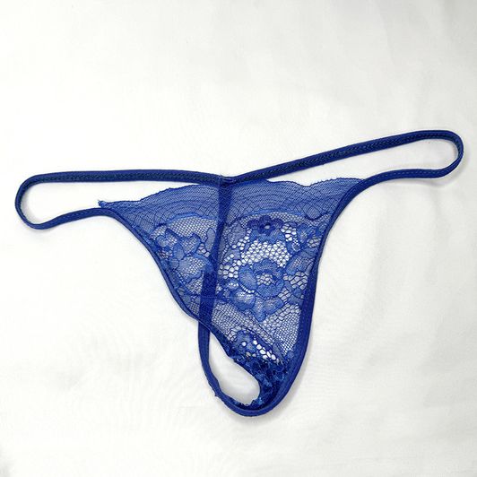 Blue Lace Gstring