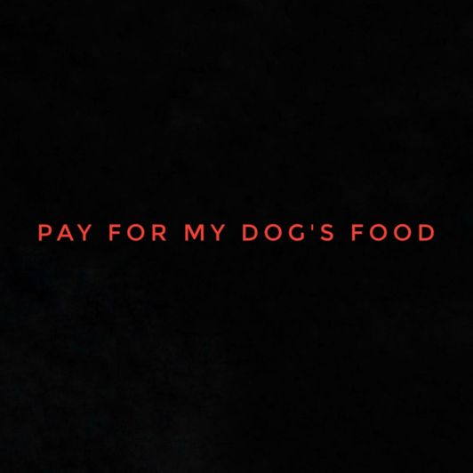 Adopt a bill pay for my dogs food