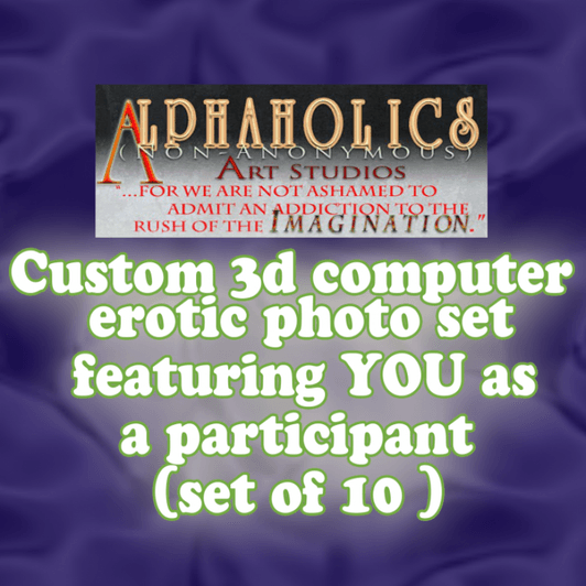 Custom 3d Computer photo set with YOU