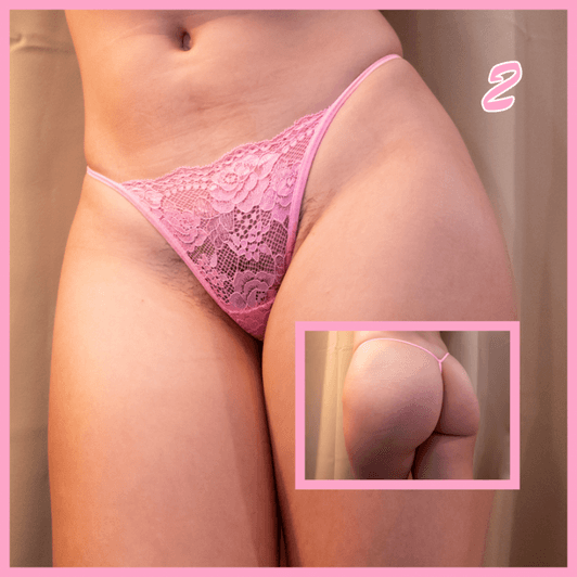 Light Pink Lace Thong