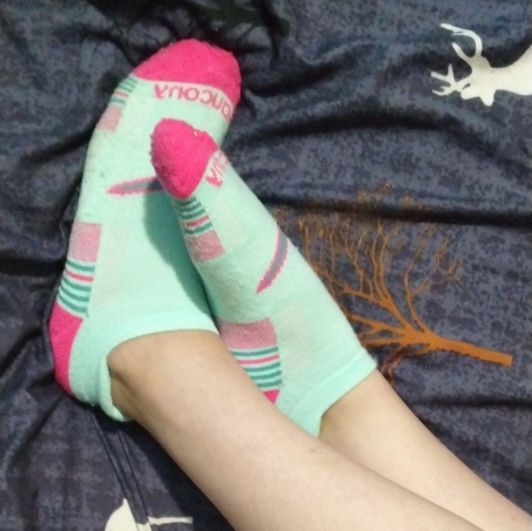 Pink and Blue Socks