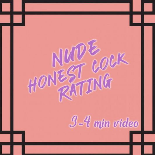 Nude Honest Cock Rating