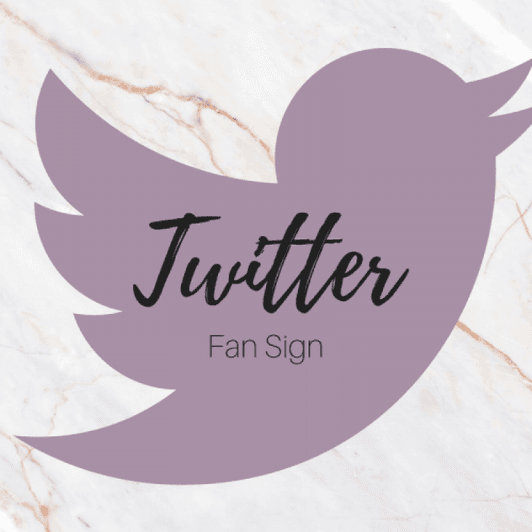 Twitter Fan Sign