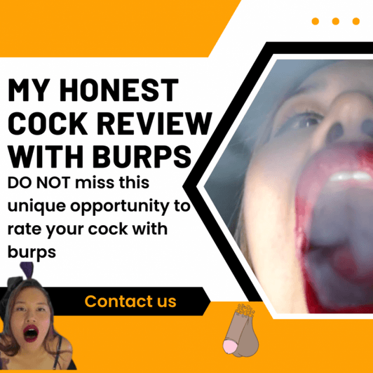 MY HONEST COCK REVIEW WITH BURPS