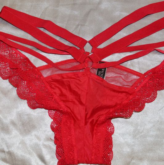 Sexy Red Victorias Secret Panties