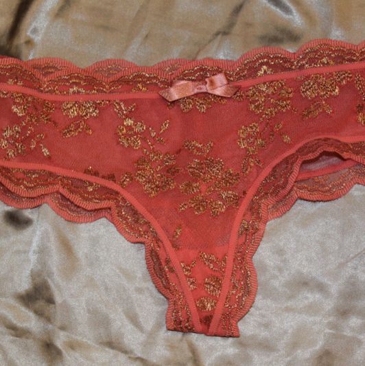 Sexy Lace Pink and Gold Panties