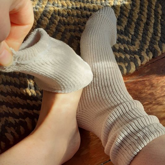 Worn Thick Socks