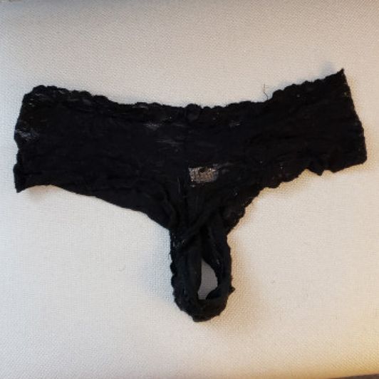 Black Lace botty cut panties