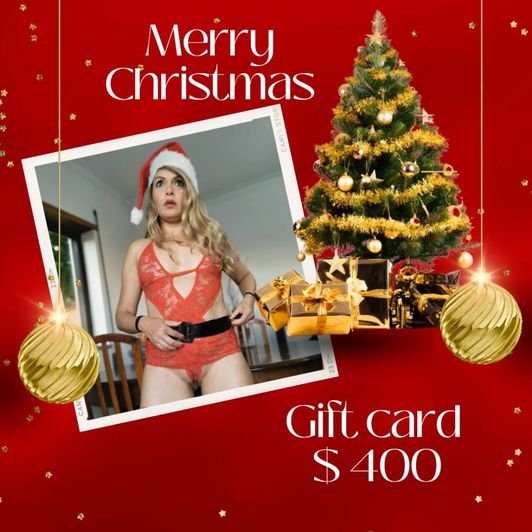 Christmas Gift card 100